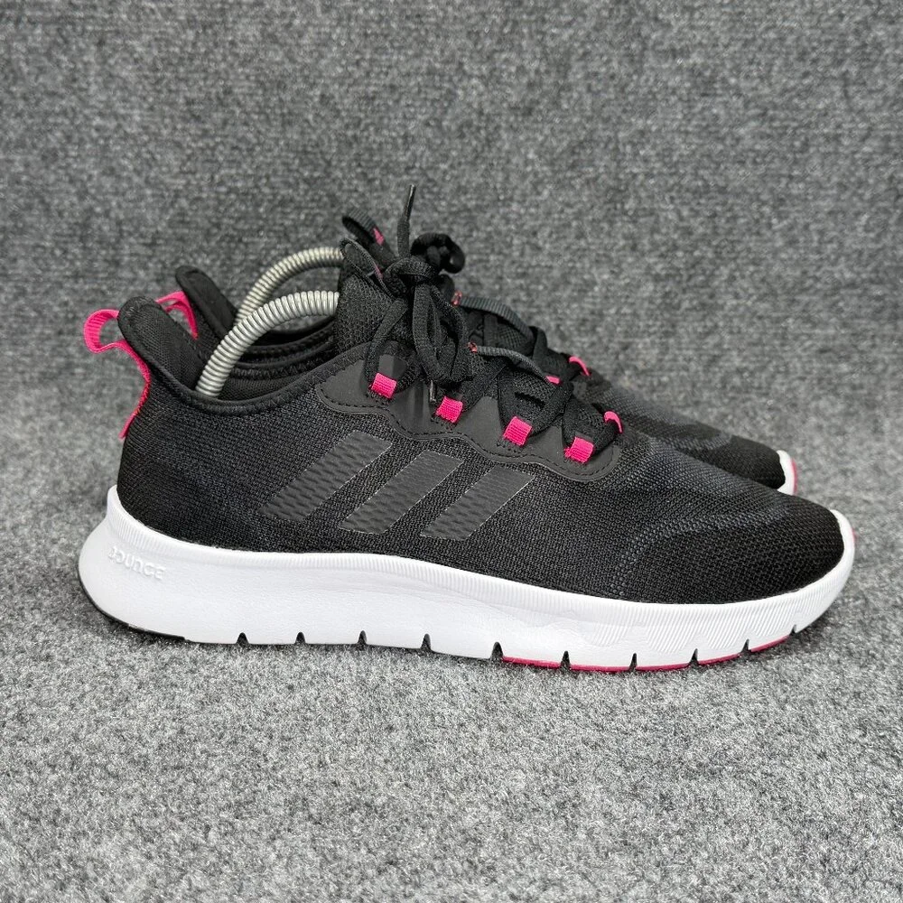 Adidas Nario Move Running Shoes Women's 9.5 Black Athletic Run Training Sneakes